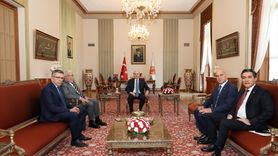 TBMM Başkanı Kurtulmuş, İYİ Parti Genel Başkanı Dervişoğlu'nu Ağırladı