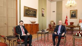 TBMM Başkanı Kurtulmuş, YTB Başkanı Eren'i Ağırladı