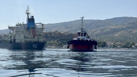 Tekirdağ'da Karaya Oturan Gemide İnceleme Çalışmaları Devam Ediyor