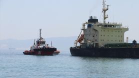 Tekirdağ'da Karaya Oturan Geminin Kurtarma Çalışmaları Yarın Devam Edecek