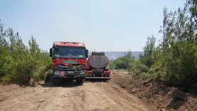 Tekirdağ'daki Orman Yangınına Hava ve Karadan Müdahale