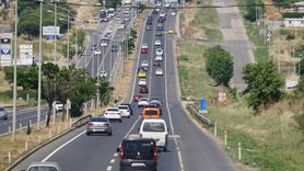 Tekirdağ-İstanbul Yolunda Bayram Yoğunluğu