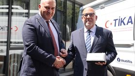 TİKA, Gürcistan Gazi İşleri Müdürlüğü'ne Mobil Klinik Aracı Hediye Etti