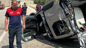 Tokat'ta Hafif Ticari Araç Devrildi: 5 Yaralı