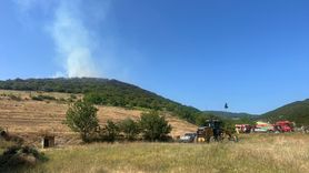 Tokat'ta Orman Yangınına Müdahale Ediliyor