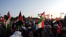 Üsküdar'da 'Özgür Gazze Mitingi' Gerçekleşti