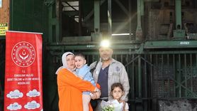 Zonguldak'ta Çocuklar Babalar Gününü Yer Altında Kutladı