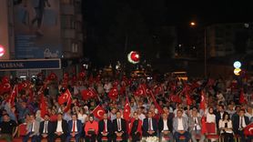 15 Temmuz Demokrasi ve Milli Birlik Günü Etkinlikleri Samsun ve Çevresinde Coşkuyla Kutlandı