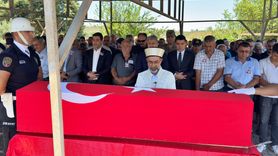 Adana'da Polis Memuru Sinan Doğan İçin Cenaze Töreni