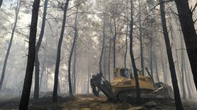 Antalya'da Orman Yangınlarına Müdahale Devam Ediyor