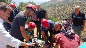 Aydın'da Kekik Toplarken Rahatsızlanan Adam Kurtarıldı