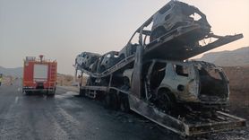 Batman'da Yangında 5 Araç Kül Oldu