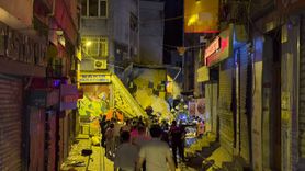 Beyoğlu'nda Patlama Sonrası Bina Çöktü