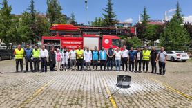 Bingöl'de Deprem ve Yangın Tatbikatı