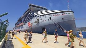 Bodrum'a Gelen "Resilient Lady" Kruvaziyeri 2 Bin 606 Yolcu Getirdi