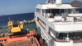 Bodrum Açıklarında Motoryat Kurtarma Çalışmaları Devam Ediyor