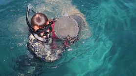 Bodrum'da Deniz Dibi Temizliği