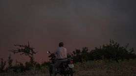 Bursa-Balıkesir Sınırında Orman Yangınına Müdahale Devam Ediyor