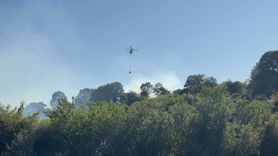 Çanakkale'de Tarım Alanında Yangın Kontrol Altına Alındı