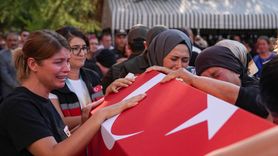 Denizli'de Orman Yangınında Şehit Olan İşçiler İçin Tören Düzenlendi