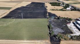 Edirne'deki Buğday Tarlasında Yangın Kontrol Altına Alındı