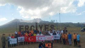 Erciyes Zirvesinde Kıbrıs Şehitleri Anıldı