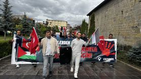 Erzurum'dan Gazze'ye Destek Yürüyüşü Devam Ediyor