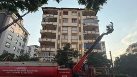Gaziantep'te Apartman Yangını: Çatı Hasar Gördü