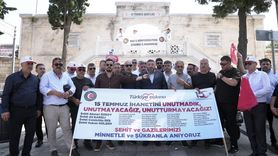 HAK-İŞ 15 Temmuz Şehitlerini Andı