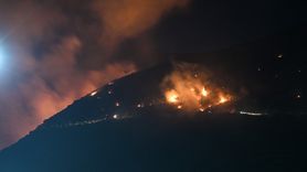 Hatay'daki Orman Yangınına Müdahale Devam Ediyor
