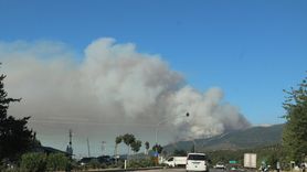 Hatay'daki Orman Yangınına Müdahale Devam Ediyor