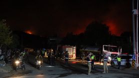Hatay Dörtyol'da Orman Yangınına Müdahale Devam Ediyor