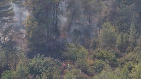 Hatay Orman Yangınına Hava Müdahalesi Devam Ediyor