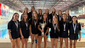 İzmir Büyükşehir Belediyespor 16 Yaş Altı Kızlar Sutopu Ligi'nde Şampiyon Oldu