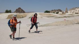 Kapadokya'da Sıcak Hava Etkisiyle Sakin Öğle Saatleri