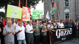 Kayseri'de Filistin İçin Protesto Gösterisi