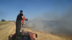 Kırklareli'nde Yangın: 50 Dekar Alan Zarar Gördü