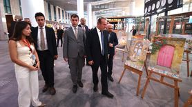 KKTC Başbakan Yardımcısı Fikri Ataoğlu, Mersin'deki 'Ada Kıbrıs' Sergisini Ziyaret Etti