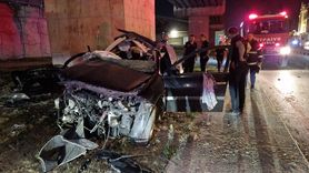 Kocaeli'de Köprü Ayağına Çarpan Araçta İki Kişi Ağır Yaralandı