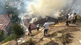 Mamak'ta Yangın: 8 Gecekondu Zarar Gördü