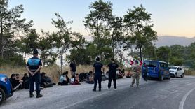 Marmaris'te Düzensiz Göçmen Operasyonu