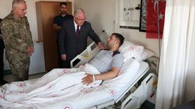 Milli Savunma Bakanı Güler, Metan Gazından Zehirlenen Askerleri Ziyaret Etti