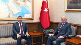 Milli Savunma Bakanı Güler ve KKTC Başbakanı Üstel'in Görüşmesi