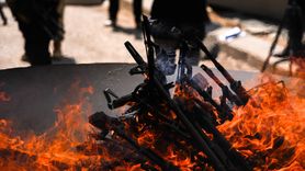 PKK, Süleymaniye'de Silah İmha Töreni Gerçekleştirdi