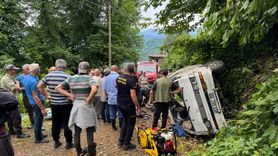 Rize'de Panelvan Kazası: 2 Ölü, 3 Yaralı