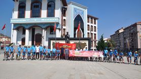 Şehit Ömer Halisdemir Bisiklet Turu Kütahya'ya Ulaştı