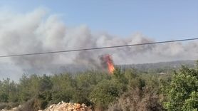 Silifke'de Orman Yangınına Hızla Müdahale Ediliyor