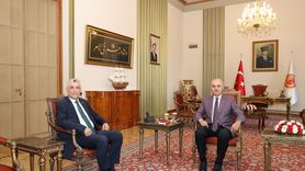 TBMM Başkanı Numan Kurtulmuş, Ticaret Bakanı Ömer Bolat'ı Ağırladı