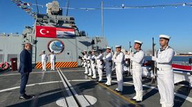 TCG Büyükada Korveti İskenderiye Limanı'nı Ziyaret Etti