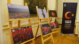 Türkiye'nin Kahire Büyükelçiliği'nde 15 Temmuz Anma Töreni